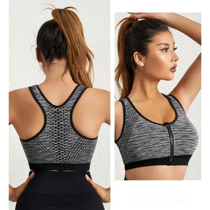 Sujetador Deportivo Transpirable de Alta Sujeción Reversible para Mujer Tallas Grandes, Secado Rápido, Ecológico, con Logotipo Frontal, Spandex/Nylon - Product Image 3