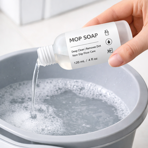 Solución de Jabón para Mopa de Limpieza de Pisos Ecológica OEM en Oferta, 500 ml, Elimina Eficazmente la Suciedad y las Manchas Persistentes, Mopa Rápida - Product Image 3