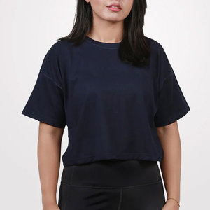 Camiseta Deportiva Holgada y Transpirable para Mujer, Estilo Crop Top, Ideal para Gimnasio, Fitness y Yoga - Product Image 5