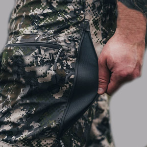 Vêtements de chasse en gros pour femmes et hommes : Pantalons cargo de chasse en laine imperméables, camouflage Upland orange fluo - Product Image 5