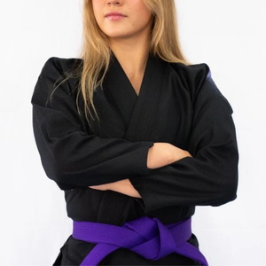 Kimono de Jiu-Jitsu Brésilien OEM personnalisé noir en coton durable pour femmes – Tenue d'entraînement et de compétition BJJ – Vêtements d'arts martiaux - Product Image 4