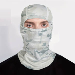 Masque Balaclava en coton intégral, extensible et respirant, pour les sports, la moto, le ski, le snowboard et les activités de plein air - Product Image 3