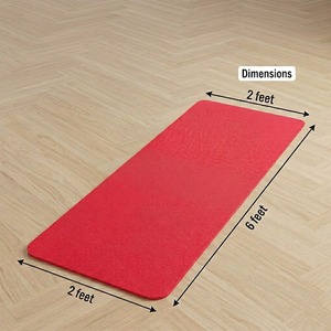Tapete de Yoga Rectangular de EVA de 4 mm, 72 Pulgadas, Plegable, Reversible, con Superficie Antideslizante Fácil de Limpiar, para Gimnasio en Casa - Product Image 3