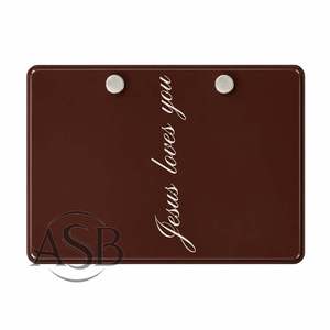 Organizador de Pestañas Acrílico Sostenible con Imanes y Logotipo Personalizado, con la Frase 'Jesus Loves You' - Product Image 5