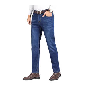 Vente directe d'usine, pantalons pour hommes, pantalons en denim décontractés pour hommes, coupe slim, jeans stretch style streetwear, très populaires - Product Image 5