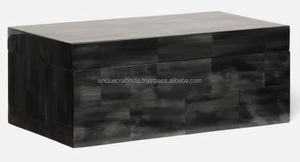 Chất lượng cao độc đáo MDF sừng <span class=keywords><strong>Inlay</strong></span> lưu niệm hộp thủ công lưu trữ đồ trang sức hộp cho tinh vi trang trí nội thất - Product Image 4