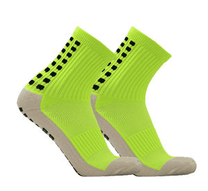 Chaussettes de football antidérapantes personnalisées de haute qualité, en coton, avec impression en silicone et caoutchouc, antidérapantes, pour le sport, le football, les athlètes, pour hommes - Product Image 1