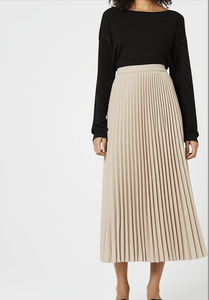 Falda Midi Informal Tejida de Longitud Completa, Fabricada en Vietnam, 100% Poliéster, Transpirable, Cintura Alta, ODM/OEM Vietnam - Product Image 3