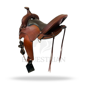 Western Saddle Horse Riding Saddle Equestrian <b>Equipment</b> - Product Image 3