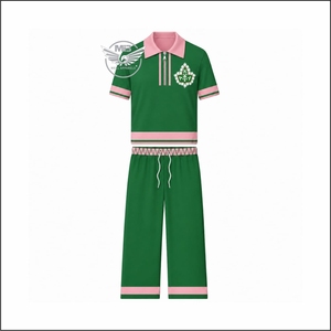 Vestido Largo Personalizado de Diseño Nuevo para Mujer, Color Rosa y Verde, Estilo HBCU, Primavera-Verano, Ecológico, Cintura Natural, Bambú/Algodón, Antiarrugas - Product Image 1