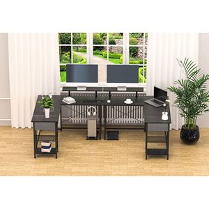 Multifunctional L-Shaped Home Office Computer <b>Desk</b> Gaming <b>Corner</b> <b>Desk</b> for Work and Play - Product Image 2