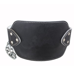 Leather Dip <b>Belt</b> Custom Logo 7 Inch Adjustable <b>Plus</b> <b>Size</b> Breathable Unisex Weightlifting Training Fitness - Product Image 5