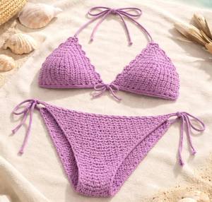 Modèle de bikini au crochet |   Bikini fait main : soutien-gorge et bas - Product Image 3