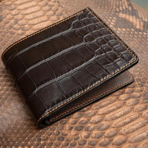 Cartera de cuero moderna para hombre, delgada, minimalista, con bloqueo RFID, proveedor al por mayor, OEM, exportación a todo el mundo, a la moda, a precio asequible. - Product Image 1
