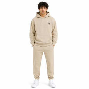 Conjunto de Sudadera con Capucha y Pantalones Jogger para Hombre, Estilo Deportivo, Hombros Caídos, Bolsillos Delanteros, Corte Ajustado, Ropa Urbana, Proveedor OEM ODM - Product Image 1