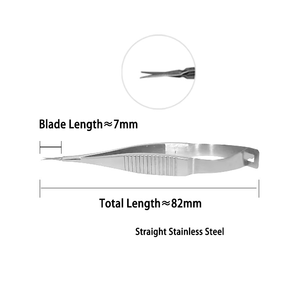 Tijeras Oftalmológicas Vannas de Calidad Premium, Herramienta Quirúrgica Ocular, Instrumento de Acero Inoxidable de Alta Precisión - Product Image 3