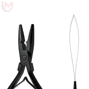 Pinzas para Extensiones de Cabello, Herramienta Profesional de Metal para Salón, para Instalación y Remoción de Extensiones con Cinta Adhesiva - Product Image 4