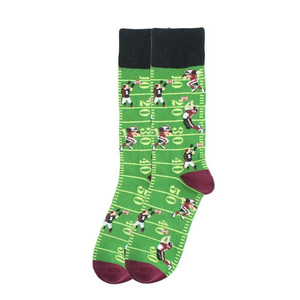 Chaussettes de football avec imprimé de joueur de dessin animé, noires et bleu clair, respirantes, tricotées pour adultes, vêtements de sport d'été - Product Image 4