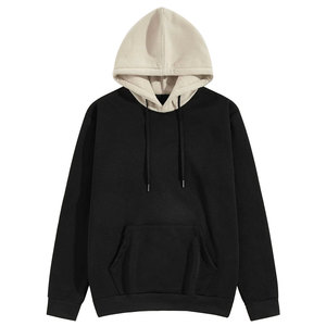 ผู้ผลิตเสื้อผ้ากีฬาแบบ OEM จำนวนมาก ตัดเย็บเสื้อผ้าสตรีทแวร์ ดีไซน์ใหม่ เสื้อฮู้ดและกางเกงพิมพ์ลายกราฟิกสีสันตัดกัน - Product Image 4