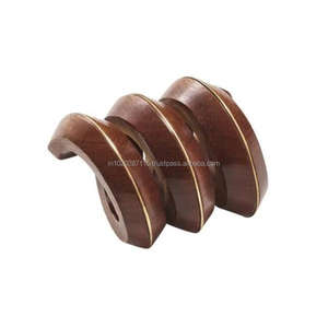 Juego de servilleteros de madera ecológicos para bodas, fiestas, eventos, decoración de mesa temática rústica campestre - Product Image 1