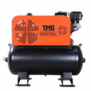 Compressore d'aria lubrificato TMG GAC65 con motore 14HP G420F, serbatoio orizzontale da 60 galloni, 18.5 CFM, 175 PSI, montabile su camion - Product Image 6