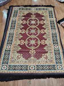 Tapis d'intérieur moderne en polyester, tissé, à motifs médaillon Paisley ornés, épais, doux, à franges, pour salon, chambre, maison, prière - Product Image 5