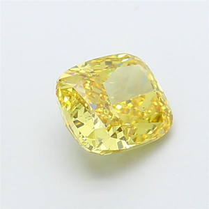 Diamante Radiante de Corte Cojín, Amarillo Intenso, Cultivado en Laboratorio, Certificado CVD, Gema Suelta para Joyería Fina Elegante, Brillo de Lujo - Product Image 5
