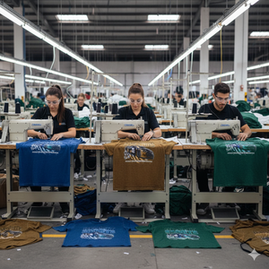 Camisetas unisex con lavado ácido, logotipo personalizado con serigrafía, fabricante de prendas de alta calidad, camisetas de manga corta con el mejor material. - Product Image 6