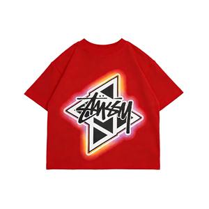 Camiseta Bordada Personalizada de Alta Calidad OEM/ODM, Camiseta Bordada en Chenilla de 300 Gramos con Bordado de Toalla Colorido para Hombre - Product Image 5