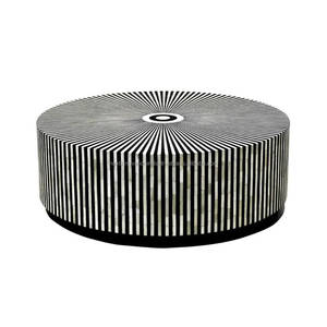 Tu espacio con una mesa de centro con incrustaciones de hueso Decoración única para una elegancia atemporal - Product Image 2