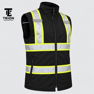 Chaleco de Seguridad Personalizado al por Mayor, Chaleco Reflectante de Alta Visibilidad para Control de Tráfico, Ropa de Trabajo para Voluntarios de Eventos, Chaleco Personalizado de Fábrica OEM - Product Image 3
