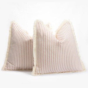 Professional Handmade 100% Light Luxury Cotton <b>Cushion</b> Cover Kilim <b>Square</b> Handmade Pillows Home Use Woven Technique Soft Feature - Product Image 4