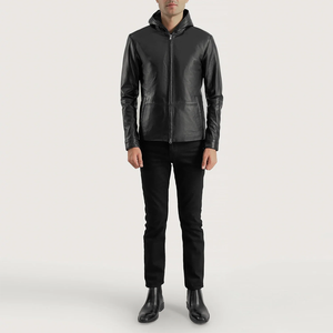 Veste en cuir pour homme de qualité supérieure, classique et personnalisée, durable et respirante, style écologique, à prix raisonnable, en vente - Product Image 4