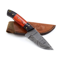 Couteau pliant artisanal en acier Damas, acier à motifs de qualité supérieure, outil de poche compact, pour le camping, la randonnée, la pêche, les voyages