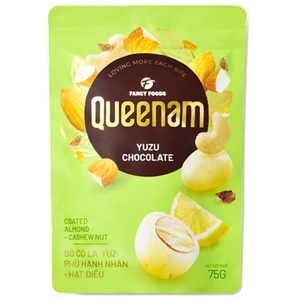 Chocolate Halal Dragee 75G, Nueces de Almendra y Anacardo Cubiertas con Chocolate Yuzu, Fabricante de Snacks, Venta de Servicio OEM/ODM, Proveedor de Exportación - Product Image 1