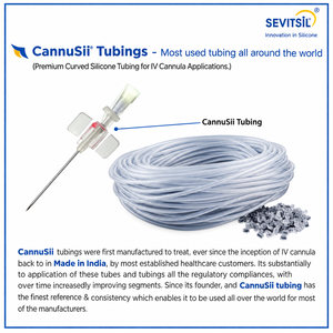 Medical grade platinum cured <b>silicone</b> tube precise tolerance IV cannula applications durable and flexible design - Product Image 1