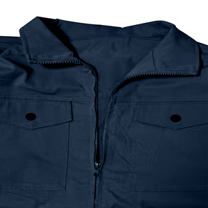 Dangri Combinaison de travail pour homme, kaki, respirante, certifiée CE, en coton, anti-poussière, à manches longues, avec fermeture éclair frontale et plusieurs poches, résistante aux perforations - Product Image 3