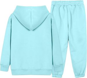 Ensemble de survêtement pour bébés et enfants, 2 pièces, sweat à capuche et pantalon, vêtements de sport confortables, vêtements décontractés, vente en gros - Product Image 2