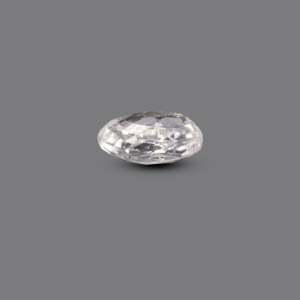 Loose Paraiba Tourmaline Gemstone-4.6 Carat Blue Sapphire Color-Stunning White Zircon for Fine Jewelry - Product Image 3