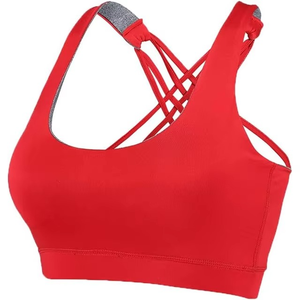 OEM ODM High Quality Customized Women Fitness Sports <b>Bra</b> Padded Bounce Control <b>Stretch</b> Plus Size Activewear XL - Product Image 2