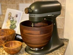 Bol mélangeur en bois de qualité supérieure pour la cuisine |   Bol de cuisine fait main |   Approvisionnement en gros au prix d'usine - Product Image 5