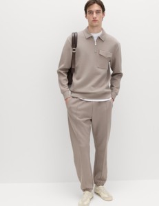 Custom Mens Comfort Fit Fleece Jogger <b>Pants</b> Breathable Elastic Drawstring Waist Casual Lounge <b>Trainers</b> Fitness - Product Image 4