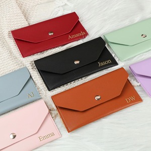 Nostalgic Look Luxury Genuine Leather <b>Wallet</b> Portable Long <b>Envelope</b> <b>Cash</b> Envelop Water Resistant Handmade Elegant Coin Purse - Product Image 6