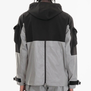 Chaqueta Cortavientos Ligera de Invierno para Hombre con Logotipo Personalizado, Chaqueta de Senderismo y Running de Secado Rápido con Cierre y Logotipo Frontal, Proveedor OEM - Product Image 2