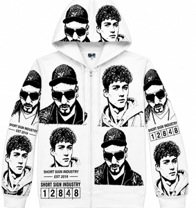 High Quality Winter Casual Wear Men's SDL Hoodies Anti-Shrink Eco-Friendly 100% Cotton French Terry Oversized Pocket Digital - Product Image 3