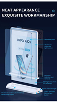 Boîte à Lumière Publicitaire Rechargeable A4/A5, Panneau de Menu avec Batterie LED, Boîte à Lumière en Aluminium, Panneau