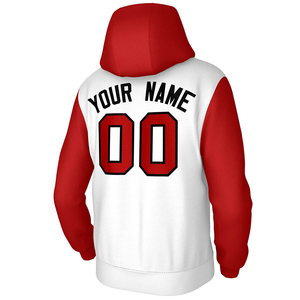 Sudadera con Capucha Raglán Morada y Naranja para Hombre, Personalizada con Nombre y Número, Impresión por Sublimación, Bolsillo Delantero, Estilo Casual, Corte Regular, para Otoño - Product Image 6