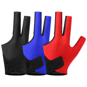 Guantes de Billar de Tres Dedos de Buena Calidad al por Mayor, Guantes Personalizados de Tres Dedos en Todos los Colores - Product Image 5