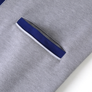 New 2026 Hampton University Heather Grey Fleece V-Neck <b>Cardigan</b> Custom Sorority Wear <b>Button</b> Front Bulk Wholesale Manufacturer - Product Image 5