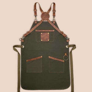 Delantal Largo de Seda con Relieve para Máxima Protección, Diseño Clásico para Hombres, para Panaderos y Chefs, Uso en Restaurantes y Bares - Product Image 2